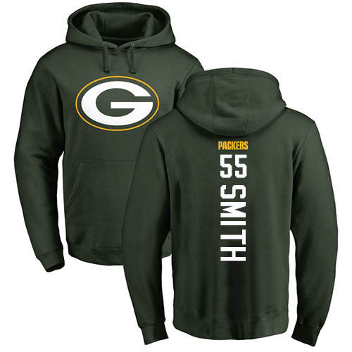 Men Green Bay Packers Green #55 Smith Za Darius Backer Nike NFL Pullover Hoodie Sweatshirts->nfl t-shirts->Sports Accessory